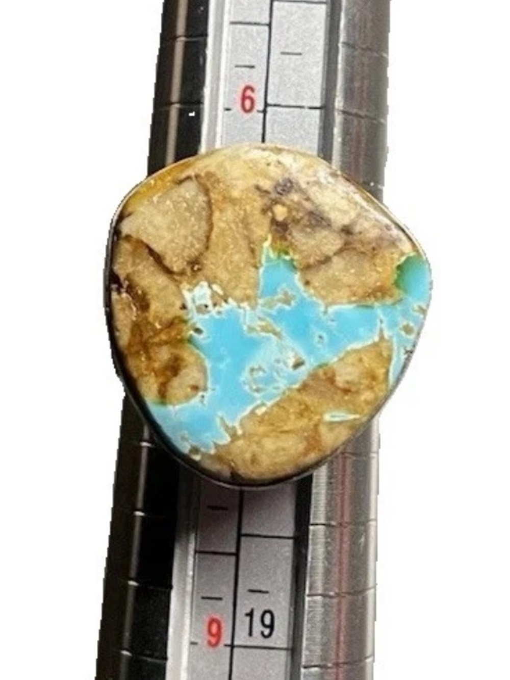 Sterling Silver Turquoise Adjustable Ring